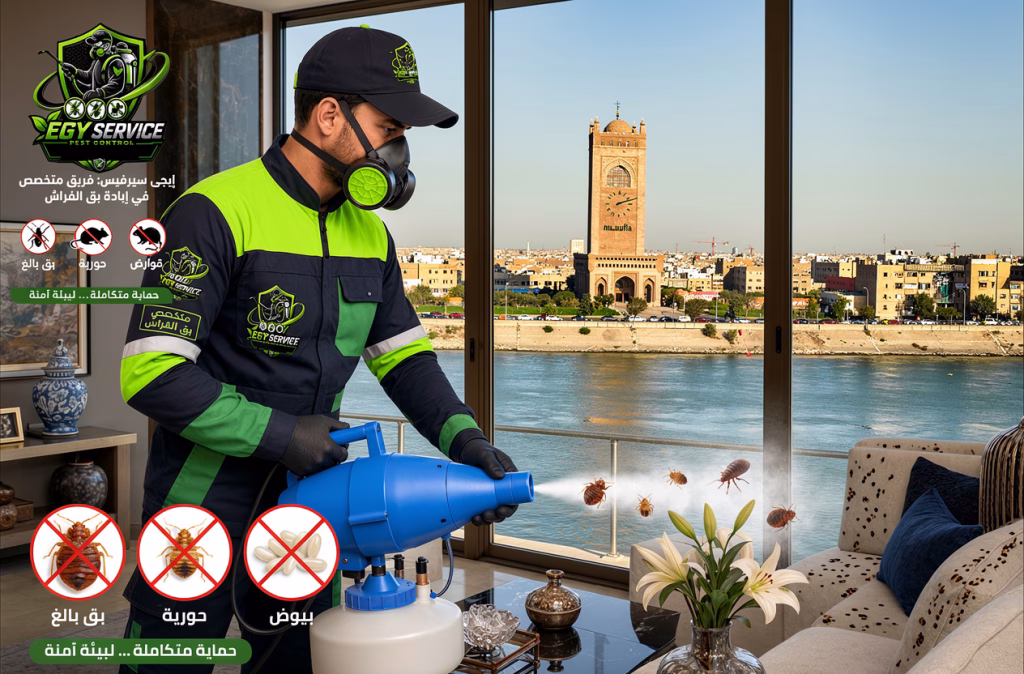 فريق إيجى سيرفس المتخصص في إبادة بق الفراش